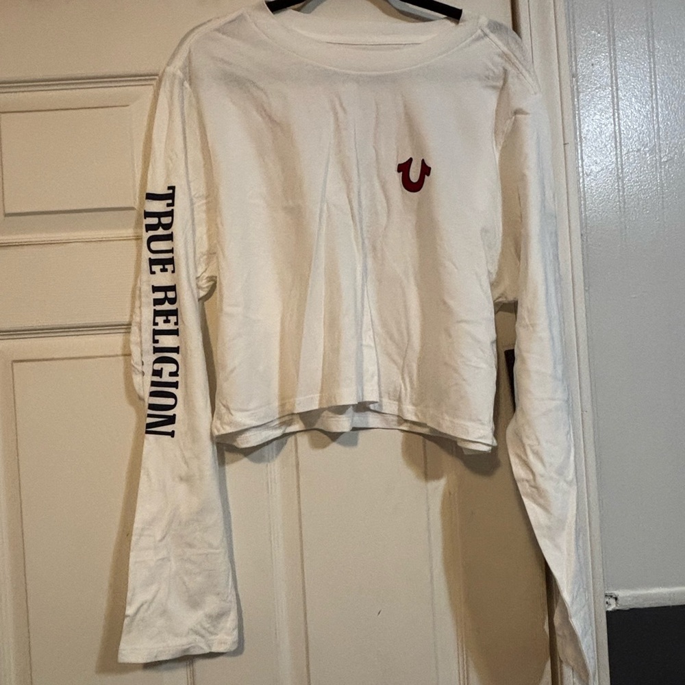 True Religion Optic White Heritage Tee